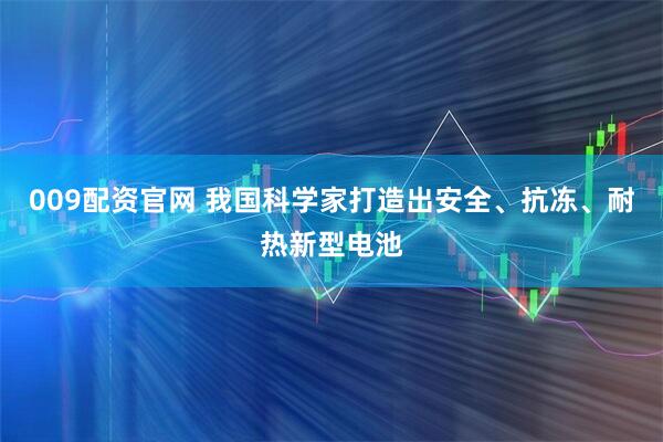 009配资官网 我国科学家打造出安全、抗冻、耐热新型电池